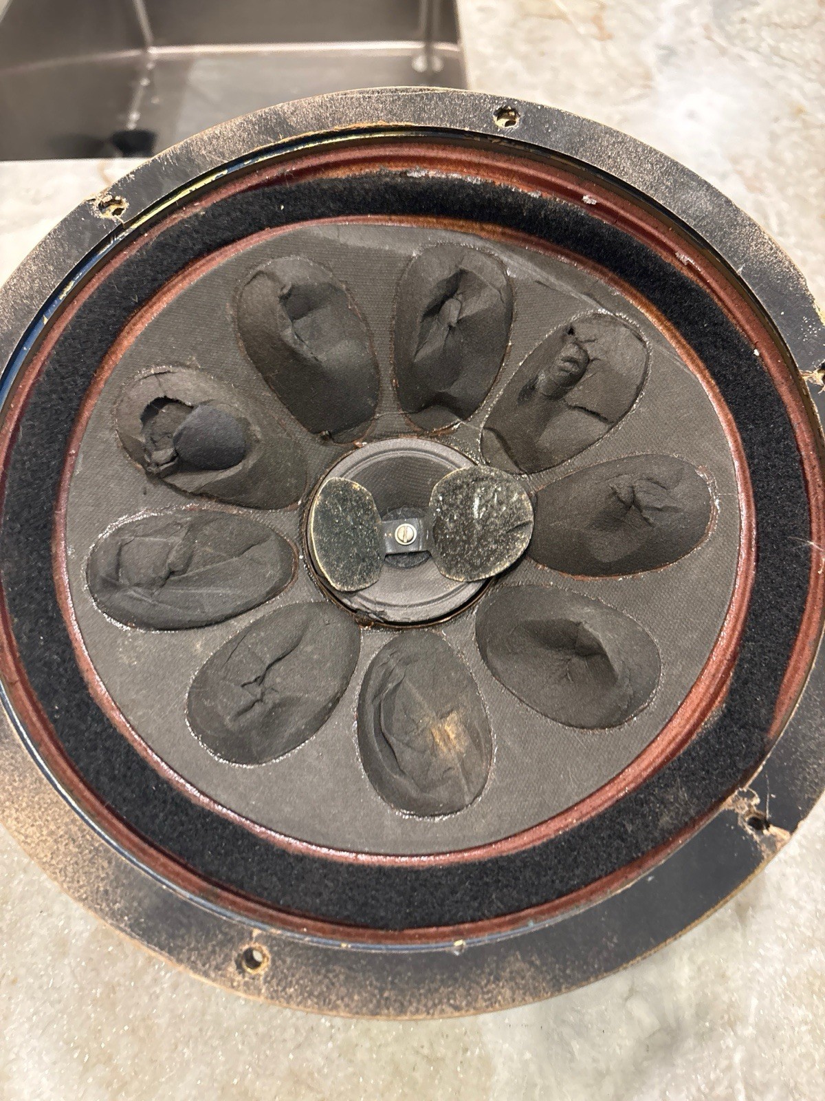 Vintage RCA Olson Coaxial Broadcast Monitor Speaker  For Restoration