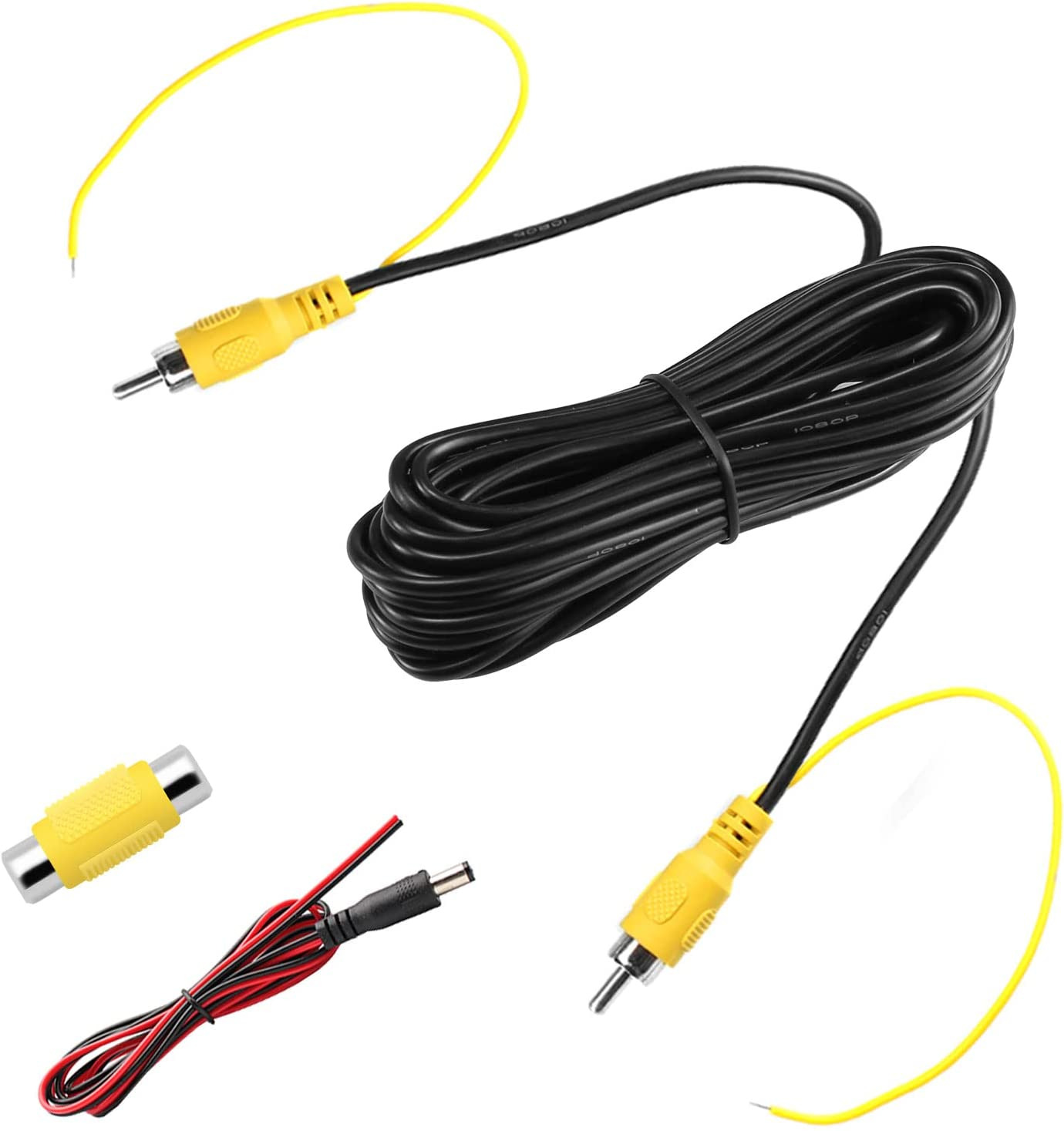 Upgraded Double-Shielded RCA Video Cable for Monitor and Backup Rear View Camera