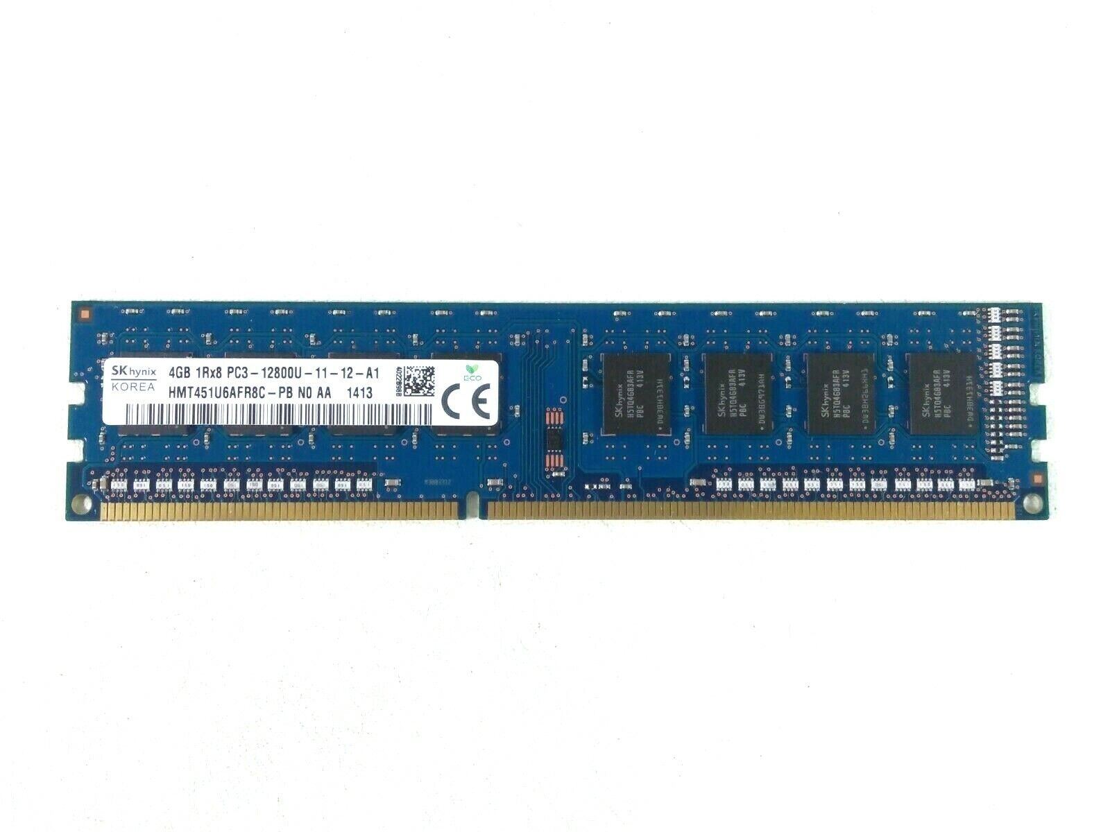 SK Hynix PC3-12800U 4GB DIMM 1600 MHz DDR3 SDRAM Memory RAM HMT451U6AFR8C-PB