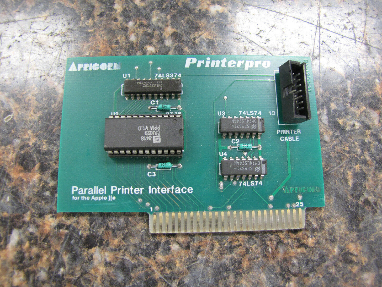 Vintage Apricorn Graphics Printer Interface for Apple II PN-1300-31
