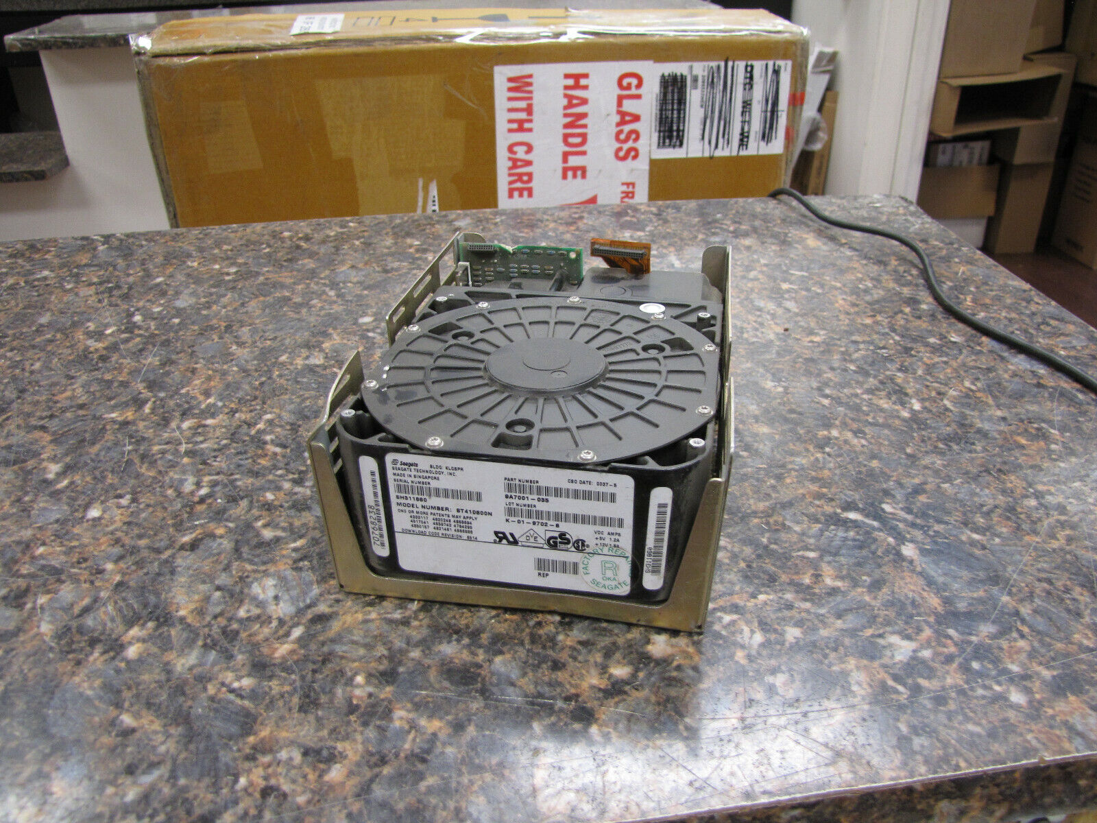 Vintage Seagate Hard Drive Model: ST410800N - as-is untested