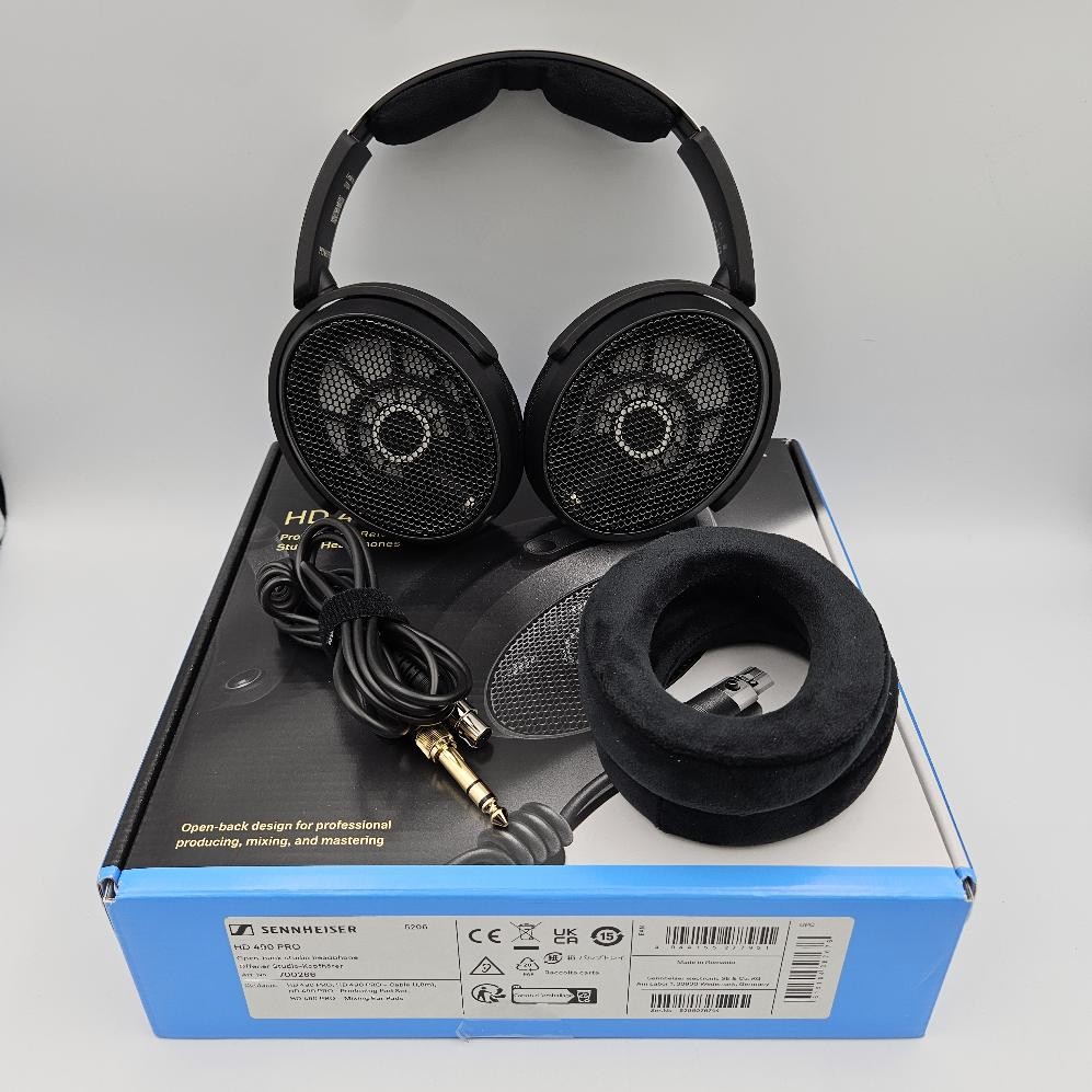 Sennheiser HD 490 PRO 36000Hz Studio Open Back Headphones 3.5mm-6.3mm Audio Jack