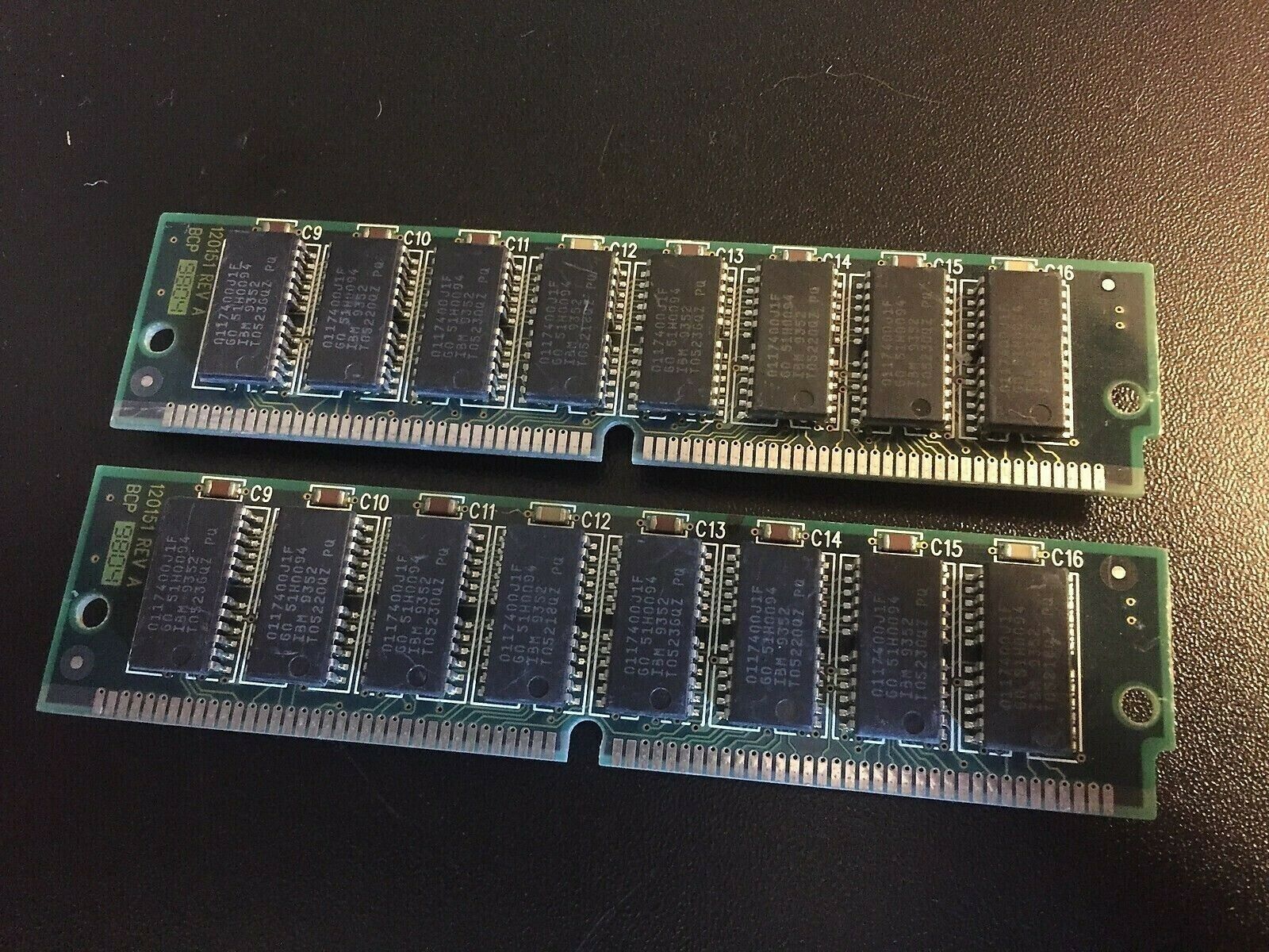 2x 32MB 8Mx32 FPM 72-pin 60ns Non-Parity SIMM Memory 64MB RAM Fast Page Mac PC
