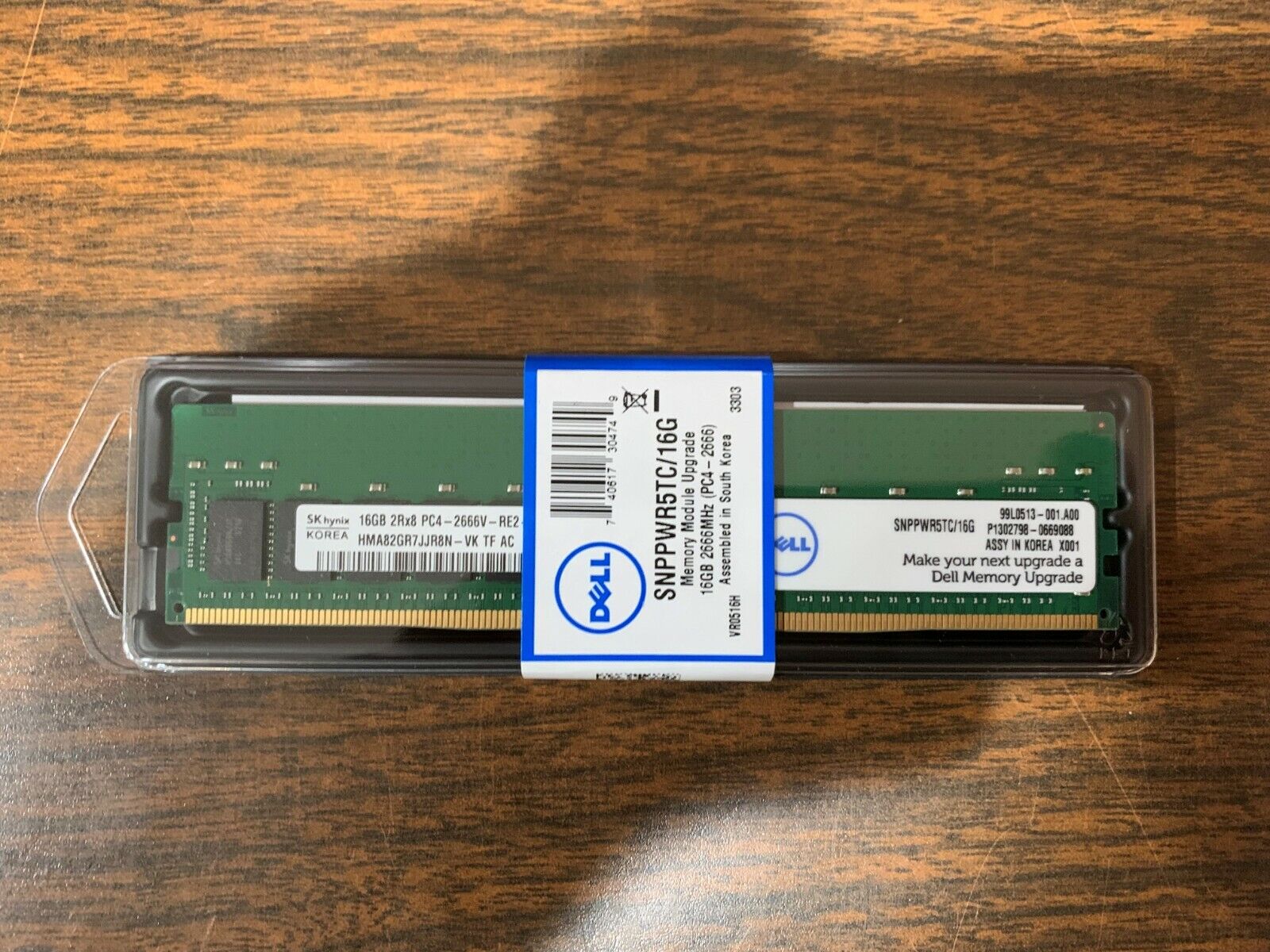 New Dell SNPPWR5TC/16G HMA82GR7JJR8N 16GB DDR4 288-Pin Memory Module 