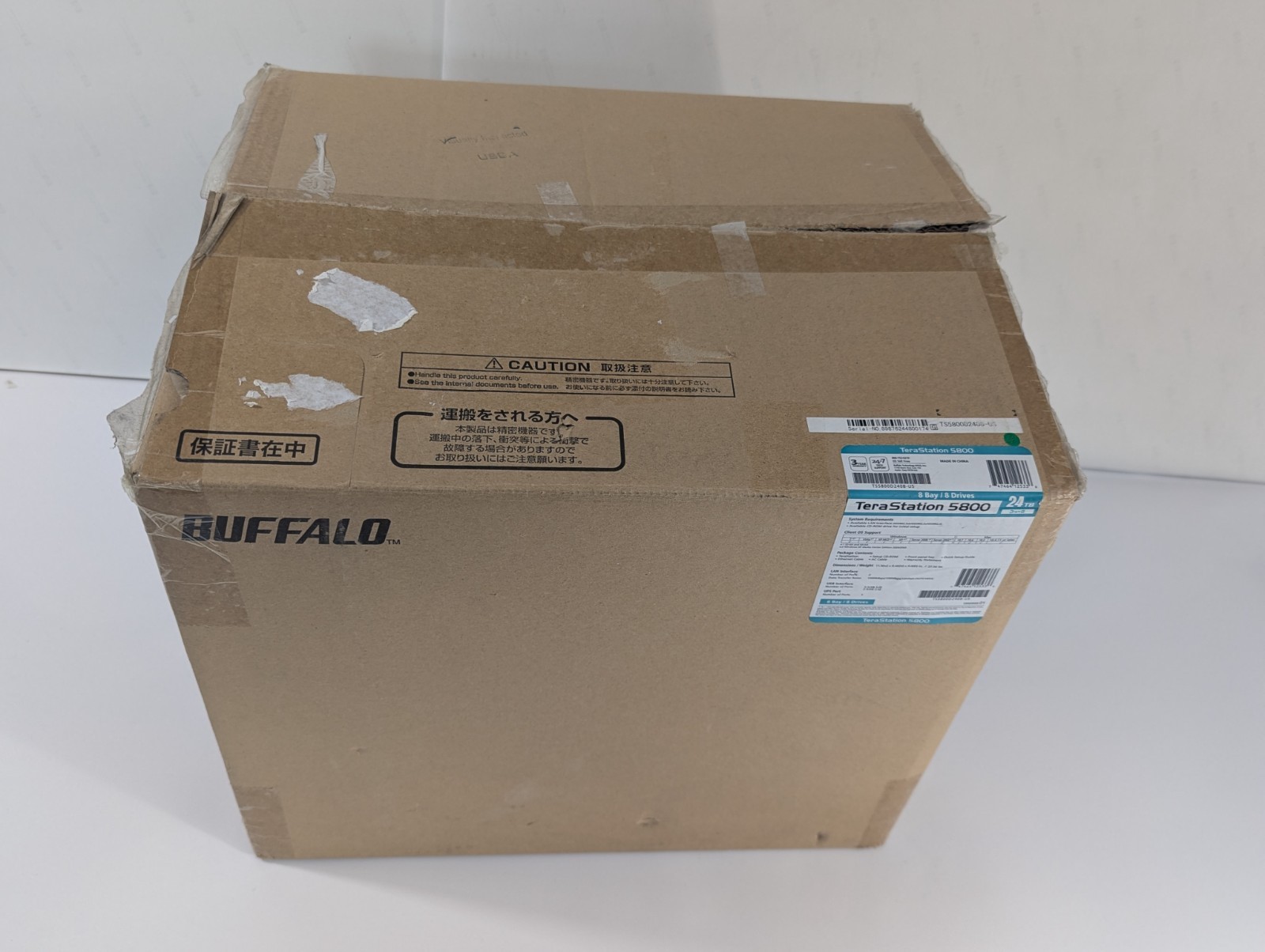 New BUFFALO TERASTATION TS5800DN2408 24TB 8-BAY NAS RAID SERVER - OPEN BOX New BUFFALO TERASTATION TS5800DN2408 24TB 8-BAY NAS RAID SERVER - OPEN BOX