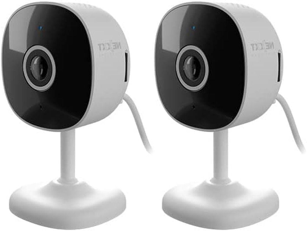 Nexxt 2K Indoor Camera - Smart Wi-Fi Home Security, Wireless Baby Monitor, Dog &