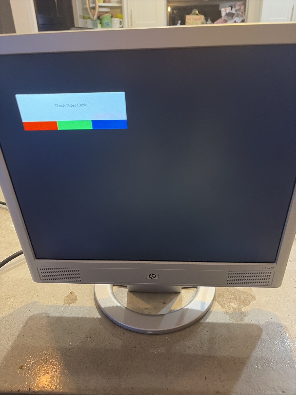 HP VS17 LCD Monitor, with built in speakers HP VS17 LCD Monitor, with built in speakers