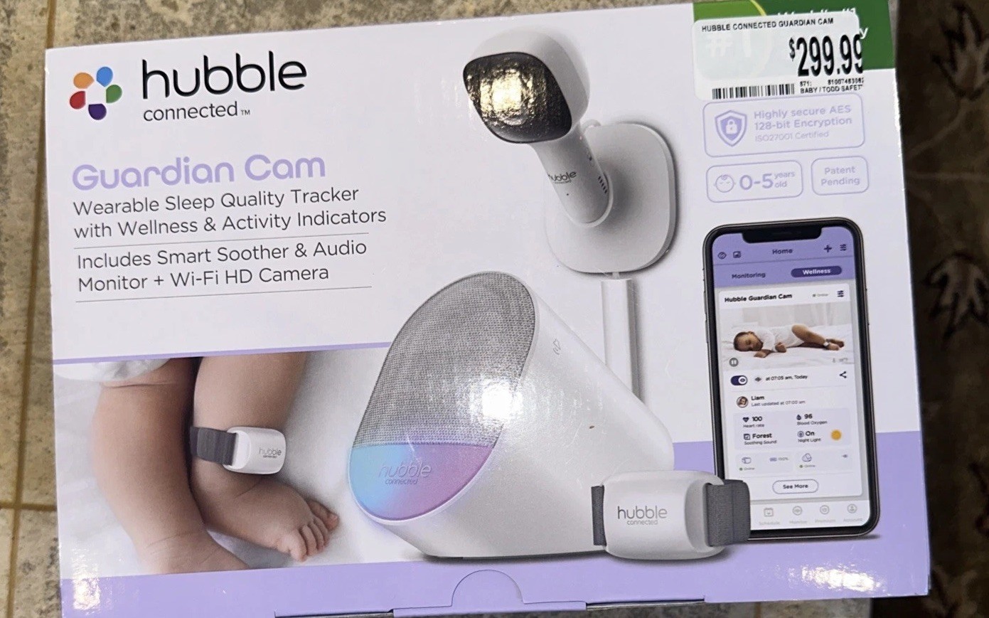 Brand New Hubble Smart Sensor & Wi-Fi HD Camera Guardian Cam