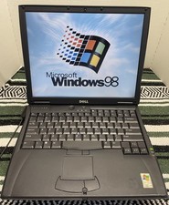 Vintage Dell Latitude C640 Pentium III Windows 98 DOS Compatible Laptop Serial picture