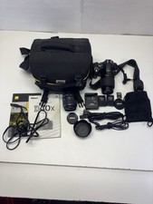 Nikon D40X Digital SLR Camera 55-20 & 18-55 Lenses SD Battery Case B-Charger Ect picture