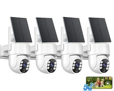 K Solar Outdoor Security Cam 4 Pack PTZ WiFi Color Night Vision 2 picture