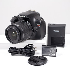 Canon T3 Digital SLR Camera w/18-55mm Lens**Low Shutter #4650**TESTED & CLEAN** picture
