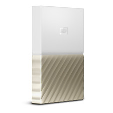 WD 1TB My Passport Ultra Certified Refurbished Portable Hard Drive White/Gold picture