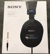 NEW IN BOX Sony Professional Mdr7506 Sound Monitor Headphones picture