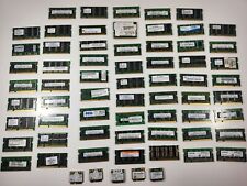 LOT OF 66 DESKTOP LAPTOP MEMORY RAM MODULES MIXED picture