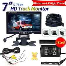 7inch Monitor Backup Camera & Rear View Camera HD Display Parking Reverse System picture