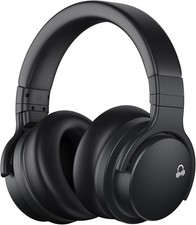 MOVSSOU Basic C Wireless Bluetooth 5.0 ANC Over Ear Headphones Black picture