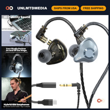 HiFi In-Ear Monitor Headphones, Wired IEM for Musicians & Singers, Studio Qualit picture