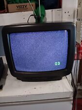 SANYO DS13630 13” CRT Color Retro Gaming TV Monitor Black Throwback Games No Rem picture
