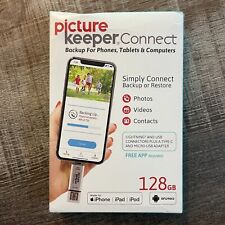 (New) Picture Keeper Connect 128GB Portable USB Backup Storage iPhone & Android picture