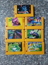Vintage Lot of 7 MSX Games ( Car Fighte - Volguard - Frogger -...) Yellow 🟡 صخر picture