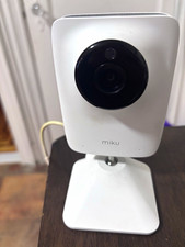 Miku Pro Indoor Wi-Fi 1080p Smart Baby Monitor Camera White Alexa M1000 picture
