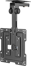 Flip down TV and Monitor Roof Ceiling Mount | Fits Flat Screen 19 to 43 Inch New picture
