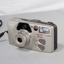 Canon Sure Shot 85 Zoom Platinum 35mm Point & Shoot Film Camera *GOOD/TESTED* picture
