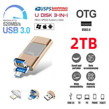 2TB USB 3.0 Flash Drive OTG High-Speed Data Memory Storage Thumb Stick for Phone picture