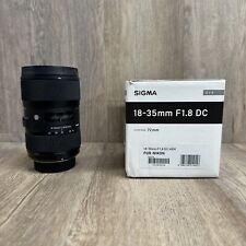Sigma 18-35mm 1:1.8 DC HSM ART Lens for Nikon Digital SLR Camera picture