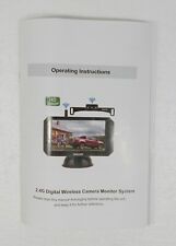 Wireless Backup Camera 5 Inch Rear View Monitor Kit HD 1080P Easy Installation  picture