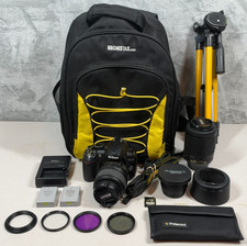 Nikon D3100 DSLR Camera W/ 3 Lenses - Bundle Kit - Low Shutter Count 2,329 picture