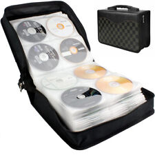 240 Disc CD DVD Case Storage Media PU Leather Carry Bag Holder Wallet Ring Binde picture