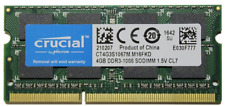 Crucial PC3-8500 4GB SO-DIMM 1066 MHz PC3-8500 DDR3 SDRAM Memory (CT4G3S1067M) picture