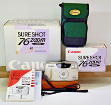 Canon Sure Shot 76 Zoom 35mm Film Point & Shoot Camera Bundle - Tested picture