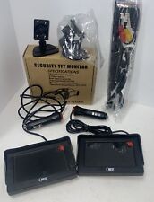 Obest 2 Pk NTSC/PAL Blk Security TFT Monitor Vehicle Security System 5MP DC12V picture