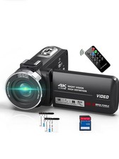 Digital Life Camcorder 4K ULTRA High D 48 MP 18X ZOOM NIGHT VISION NEW OPEN BOX picture