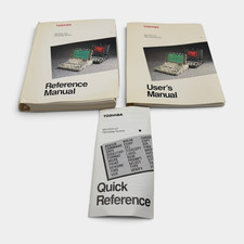 Vintage Toshiba MS-DOS 4.0 4.01 User Reference Manuals Quick Reference Guide picture