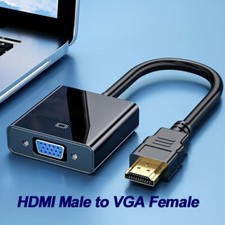 1080P HDMI Male to VGA Female Video Cable Cord Converter Adapter For PC Monitor picture
