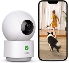 2K Security Camera Indoor, Baby Monitor Pet Camera 360-Degree for Home Security, picture