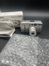 Canon Sure Shot 80u 35mm Film Camera Point & Shoot Silver Tested With New Batt. picture
