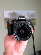 Nikon D3000 10.2MP Digital SLR Camera w/ 18-55mm, And 55-200mm, With Case picture