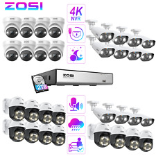 ZOSI 4K 8CH Wired NVR 5MP PoE Security Camera CCTV System 2T Network 24/7 Record picture