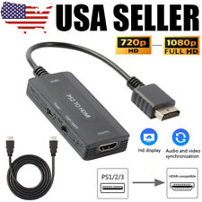 PS2 to HDMI Converter 1080P HD Monitor HDTV Video Adapter for PlayStation 1/2/3 picture