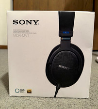 Sony MDR-MV1 Open-Back Wired Over-Ear Studio Monitor Headphones Black picture